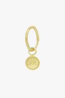 Wildthings Voyage coin earring goud verguld 18k