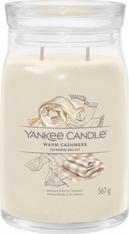 Yankee candle warm cashmere signature large jar 