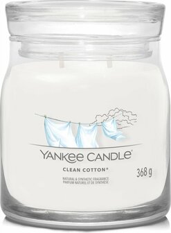 Yankee candle clean cotton signature medium jar 