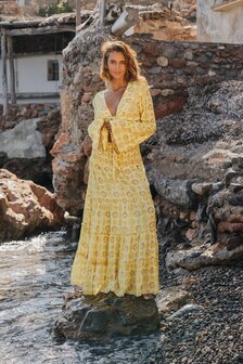 Isla Ibiza bonita Maxi Skirt Sunshine of my life &ndash; Yellow