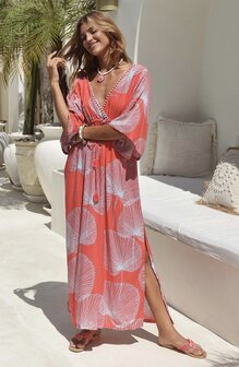 Hotlava Dress Alana Mentawai hot coral
