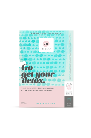 MILU Bubble Foam sheet Mask