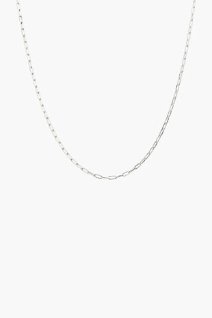 Wildthings round silver necklace 50 cm 