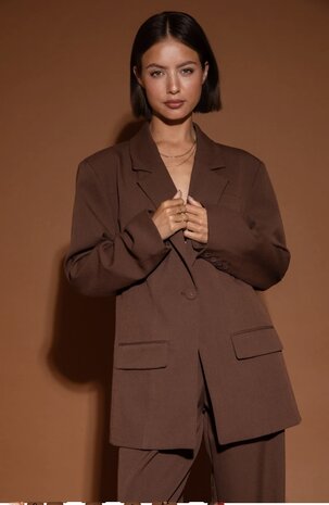 Studio Amaya puck blazer brown