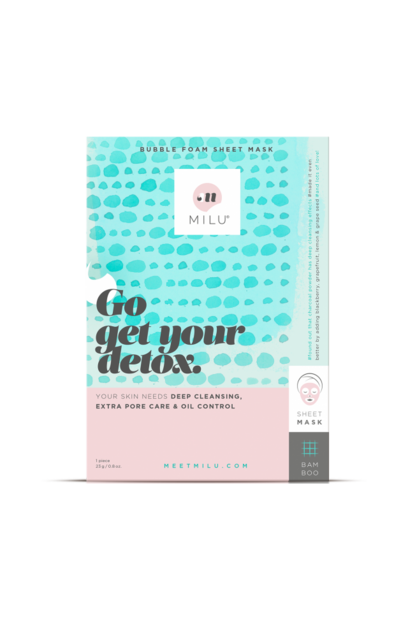 MILU Bubble Foam sheet Mask