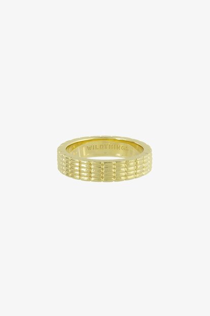 Wildthings Off road ring goud verguld 18 k (US 7 / 17.4 mm)
