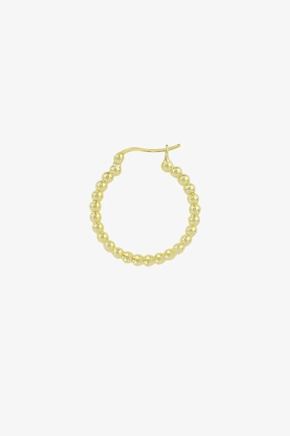 Wildthings Dots hoop goud verguld 18k  (30mm)