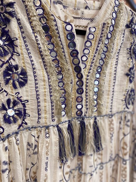 gybizia femia tunic dress blue 