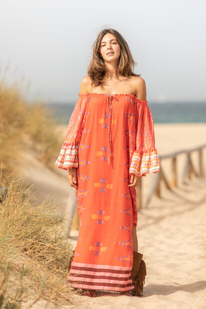 Tarifa soul dress tulum orange 