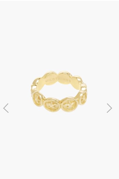 Wildthings Starfish ring gold plated - 3 (US 7 / 17.4 mm)