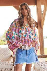 Jaase Owens print rue top