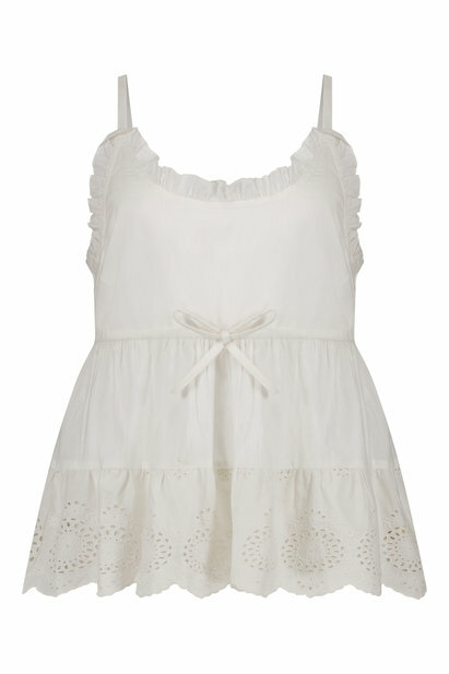 Isla Ibiza bonita Sleeveless Blouse Eivissa &ndash; White