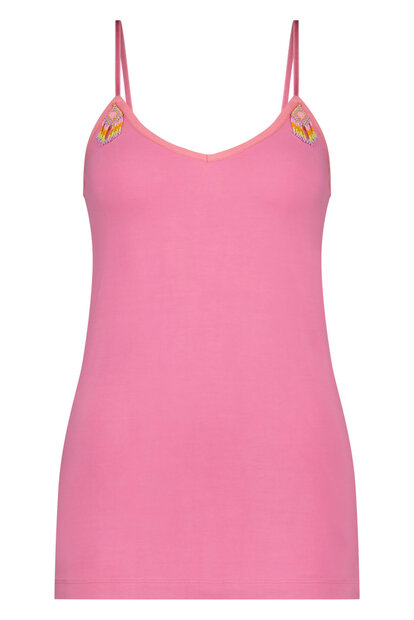Isla Ibiza bonita Beaded Singlet &ndash; Pink