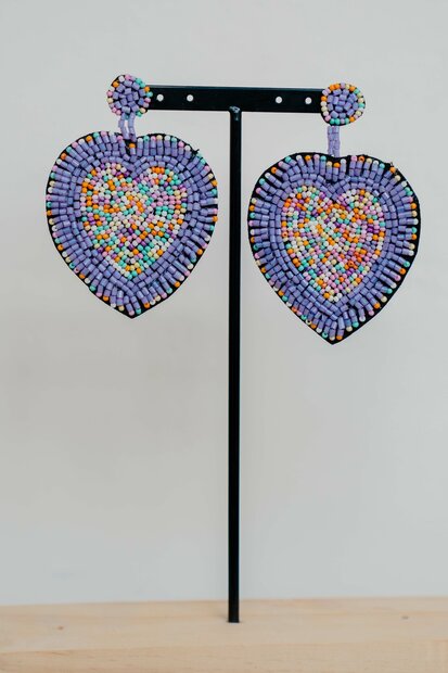 Isla Ibiza bonita earrings heart