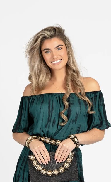 Hotlava Top Joya Moonstone Deep Green