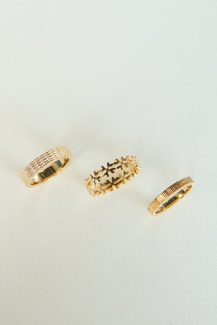 Wildthings Off road ring goud verguld 18 k (US 7 / 17.4 mm)