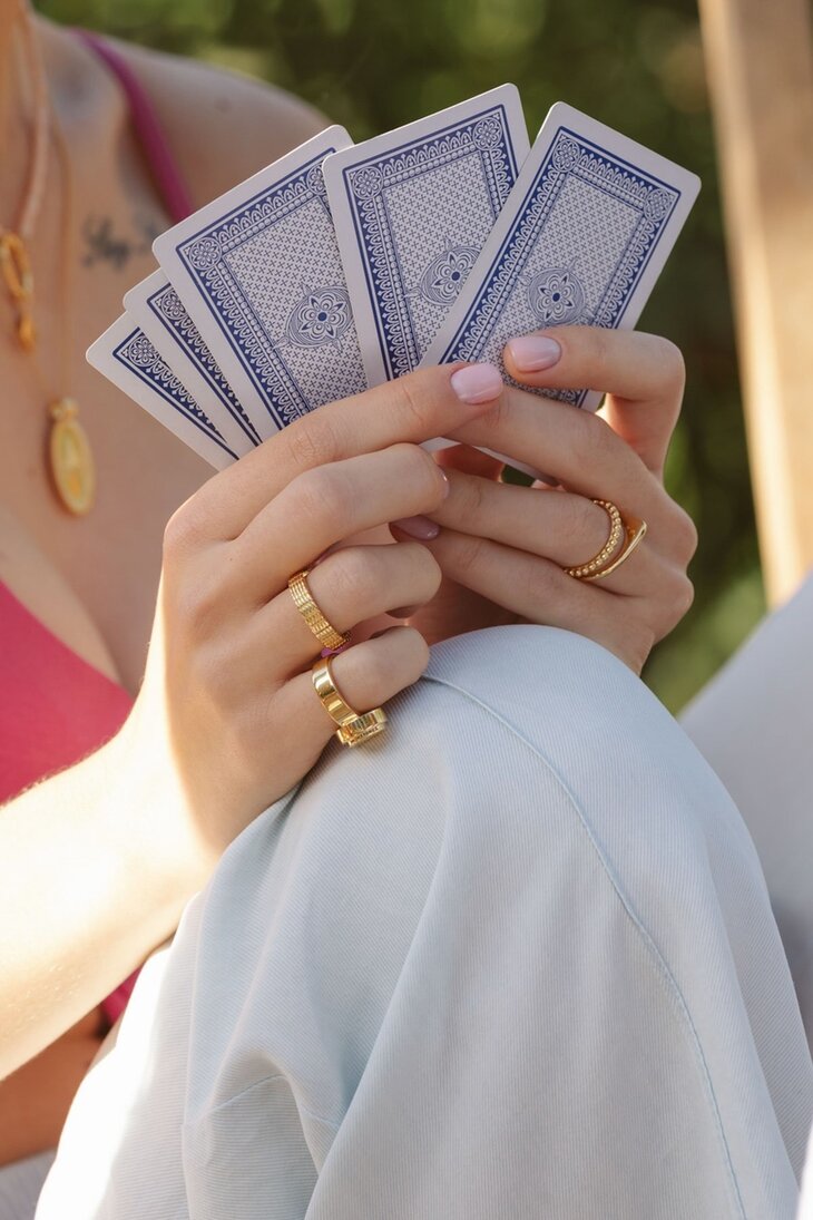 Wildthings Off road ring goud verguld 18 k (US 7 / 17.4 mm)