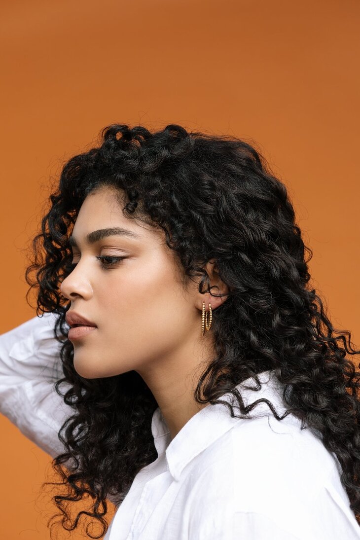 Wildthings Dots hoop goud verguld 18k  (30mm)