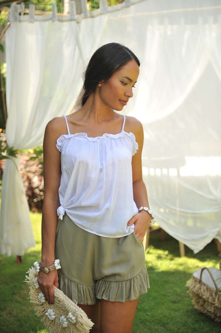 Hotlava top Lisa white 