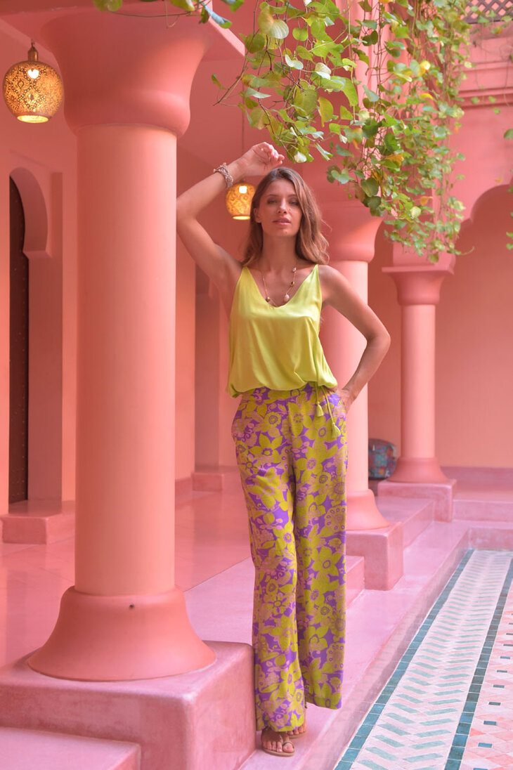 Hotlava top Vesper lime 