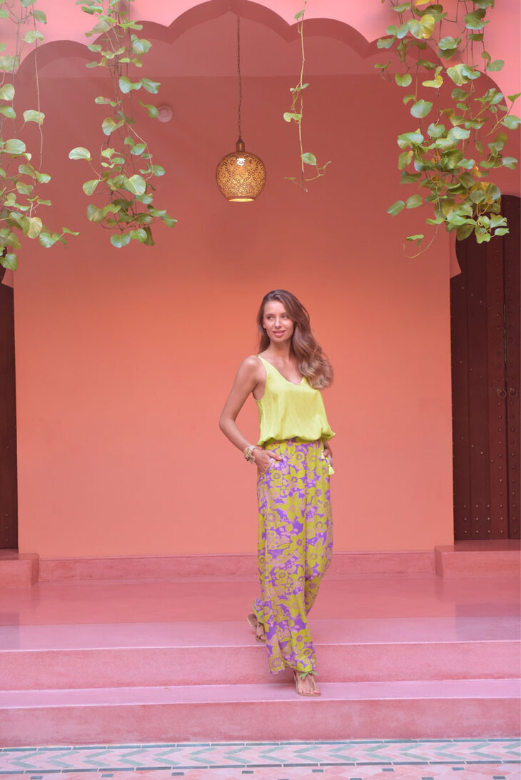 Hotlava top Vesper lime 