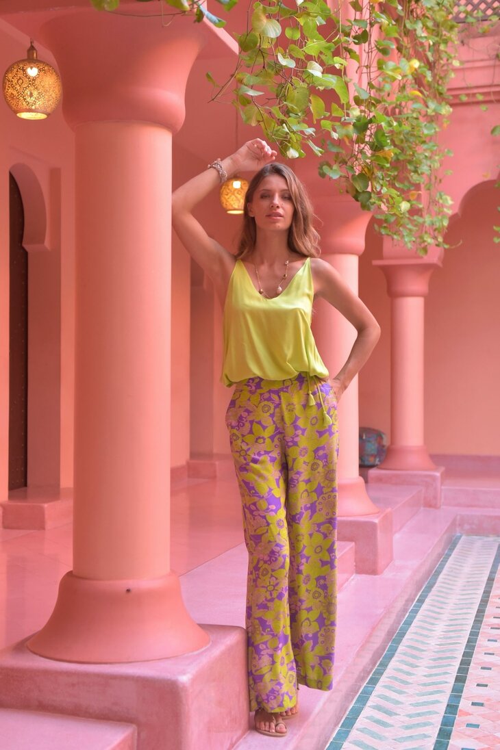 Hotlava top Vesper lime 