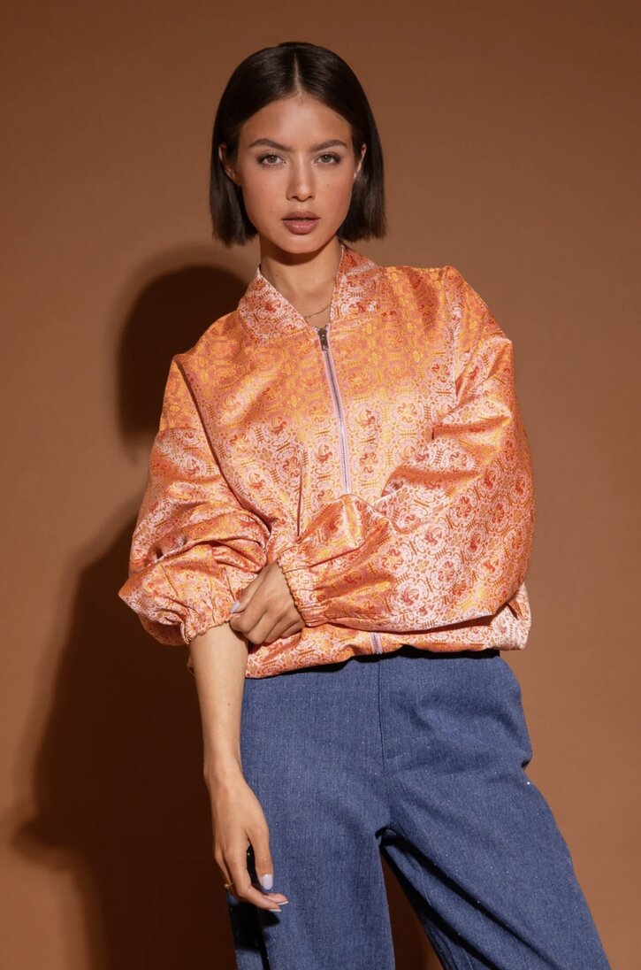 Studio Amaya Bomber Alice multi print 