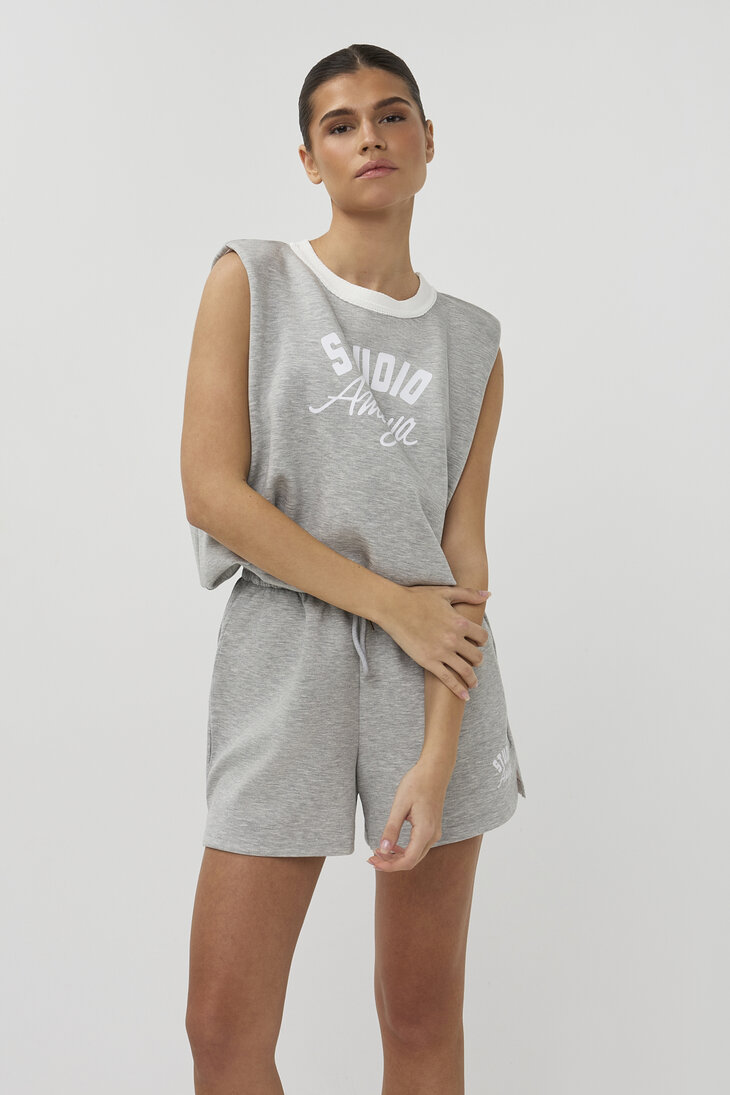 Studio Amaya soleil short grey 