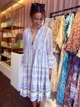 Boho dress short lila