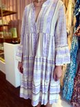 Boho dress short lila