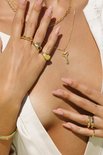 wildthings Hammered key necklace goud verguld 18k