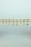 Wildthings Clover club coin earring goud verguld 18k