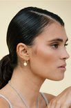 Wildthings Clover club coin earring goud verguld 18k