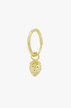 Wildthings Vintage strawberry earring goud verguld 18k