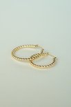 wildthings Dots hoop goud verguld 18k 23mm