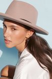 Wildthings Blue iris drop earring goud verguld 18k
