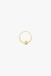 Wildthings Double hoop earring goud verguld 18k