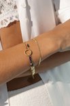 Wildthings Flat chain bracelet goud verguld 18k