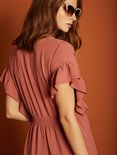 MEISIE dress embroidery pink