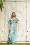 Hotlava wrap dress Dani blue moon