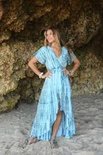Hotlava wrap dress Dani blue moon