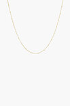 Wildthings Curb chain necklace gold plated (55cm)