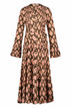 isla ibiza bonita Maxi Dress Color of Paradise – Brown