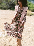 isla ibiza bonita Maxi Dress Color of Paradise – Brown