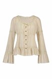 isla ibiza bonita Boho Blouse Es Vedra Cream