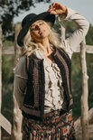 isla ibiza boho Gilet Teddy