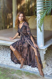 Hotlava dress Mila moonstone brown