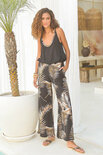 Hotlava pants Alex black leaf