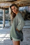 ibzmode Trui Stone Wash Army
