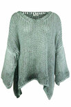 ibzmode Trui Stone Wash Army